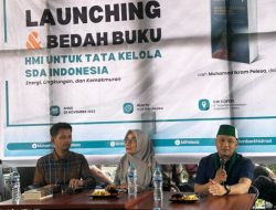 Launching dan Bedah Buku di Kongres HMI XXXII, Ikram Pelesa : Komitmen Pemerintah Terkait Transisi Energi Tidak Bisa Ditunda Lagi