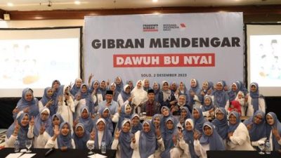 TKN Prabowo-Gibran: 60 Bu Nyai di Jateng Sepakat Mendukung Paslon No 2