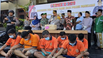 Dipasok dari Medan, Polres Pamekasan Berhasil Amankan Ganja 2,8 Kg yang Dikirim Lewat JNT