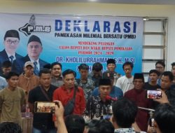 Puluhan Pemuda dan Gen Z Deklarasi Dukung KH Kholilurrahman dan H Halili Jadi Cabup-cawabup di Pilkada Pamekasan 2024