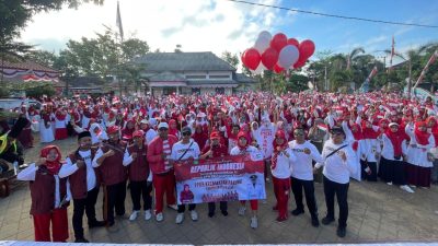 Semarakkan HUT ke-79 Kemerdekaan RI, Ribuan KPM PKH Ikuti JJS