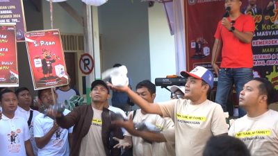 Ajak Masyarakat Datang ke TPS, PPK-PPS Galis Pamekasan Sosialisasikan Lewat JJS