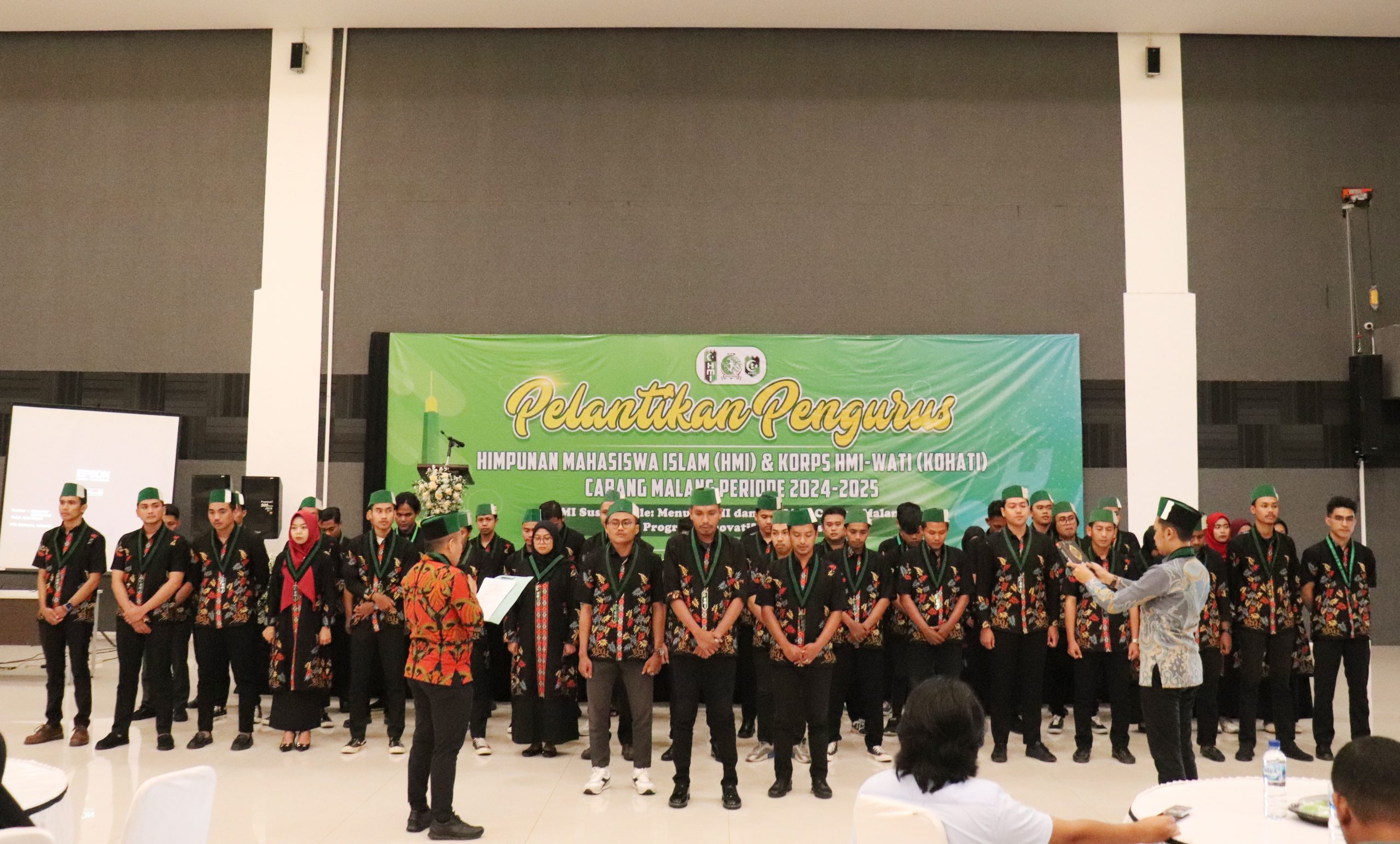Prosesi Pelantikan Pengurus HMI Cabang Malang Periode 2024-2025