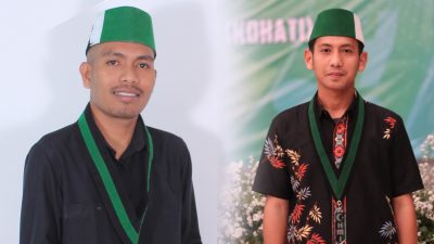 Mirdan Idham (Ketua Umum HMI Cabang Malang Periode 2024-2025) dan Alamsyah Gautama (Ketua Bidang Lingkungan Hidup HMI Cabang Malang Periode 2024-2025)